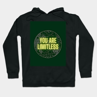 You are Limitless Green Moon Hoodie